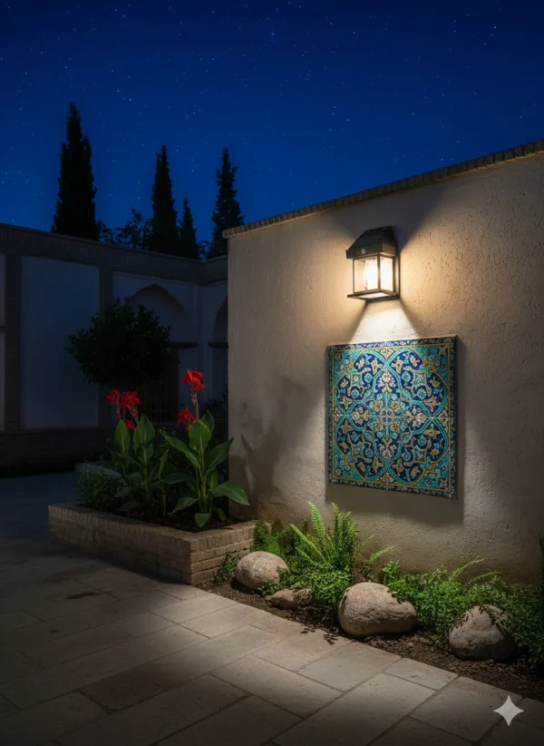 چراغ دكوراتيو ديواري شارژي BK-888 - تصویر 2